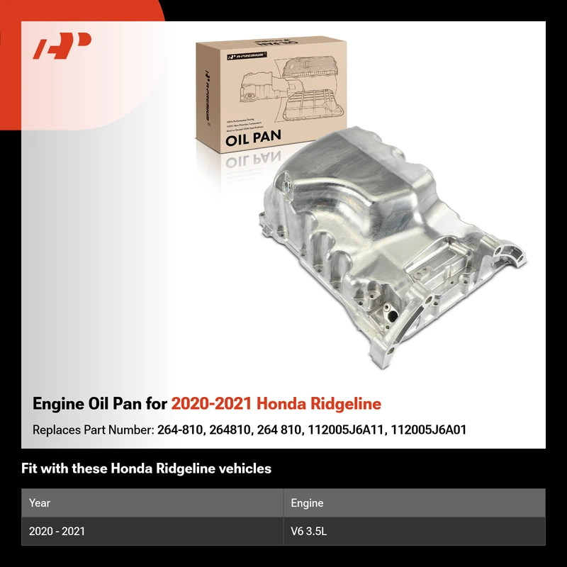 Engine Oil Pan for 2020-2021 Honda Ridgeline