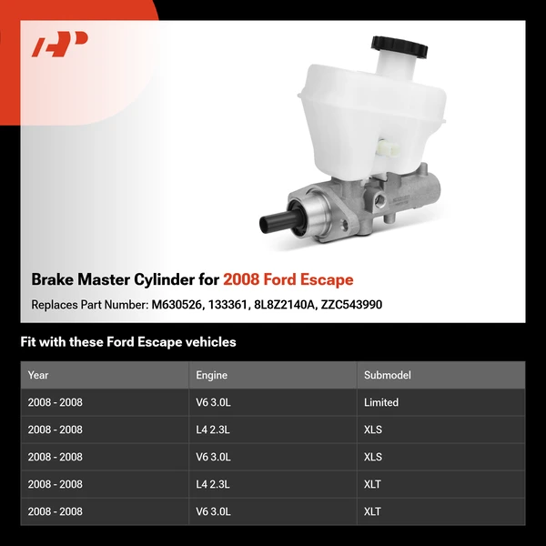 Brake Master Cylinder for 2008 Ford Escape