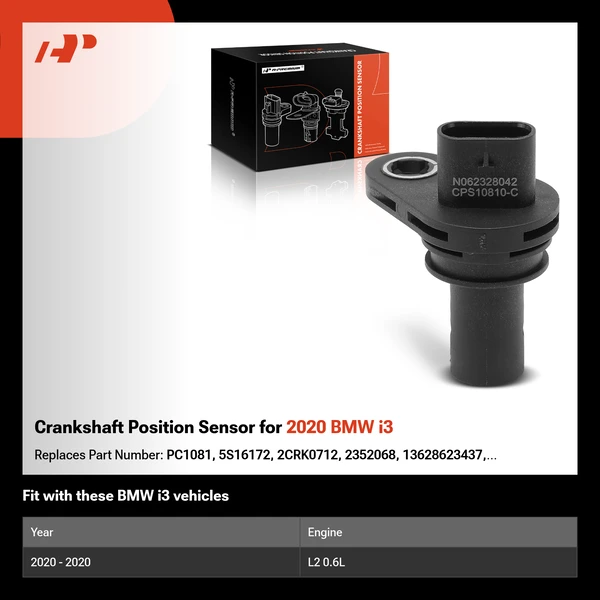 Crankshaft Position Sensor for 2020 BMW i3
