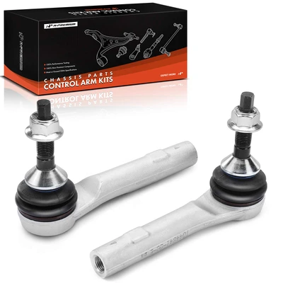 2 Pcs Front Outer Tie Rod End