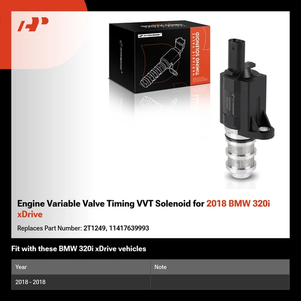 Engine Variable Valve Timing VVT Solenoid for 2018 BMW 320i xDrive