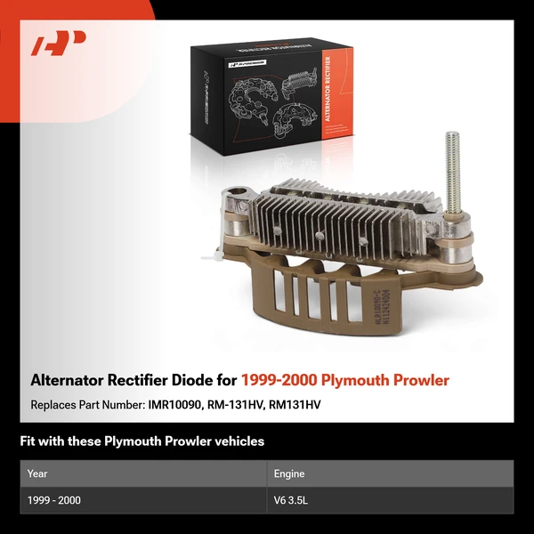 Alternator Rectifier Diode for 1999-2000 Plymouth Prowler