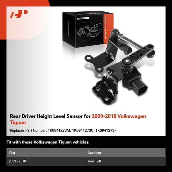 Rear Driver Height Level Sensor for 2009-2018 Volkswagen Tiguan