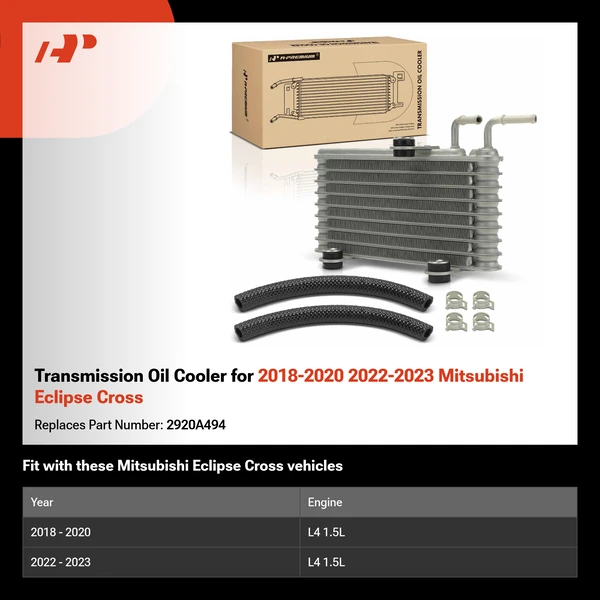 Transmission Oil Cooler for 2018-2020 2022-2023 Mitsubishi Eclipse Cross