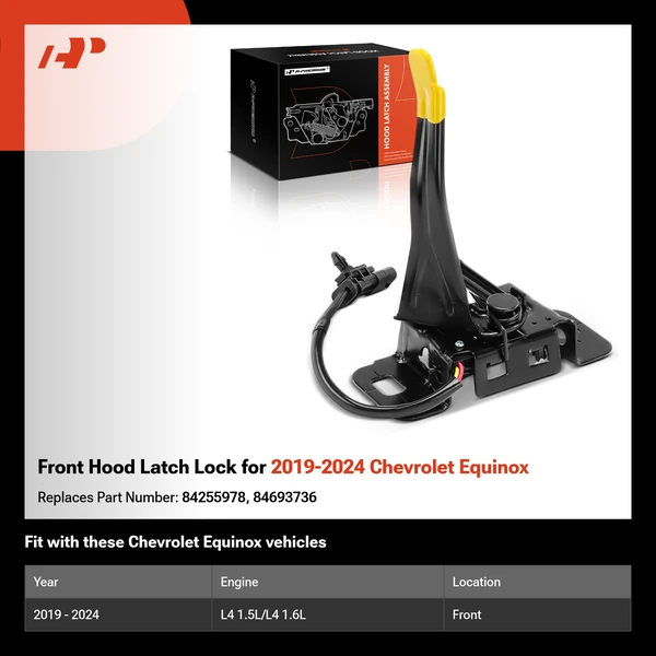 Front Hood Latch Lock for 2019-2024 Chevrolet Equinox