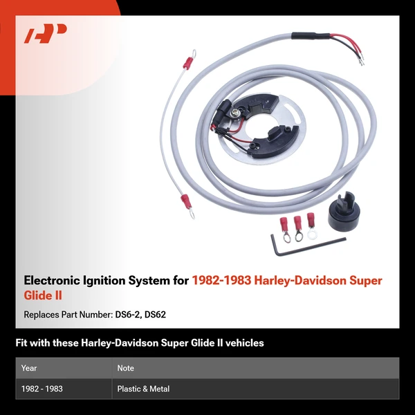 Electronic Ignition System for 1982-1983 Harley-Davidson Super Glide II