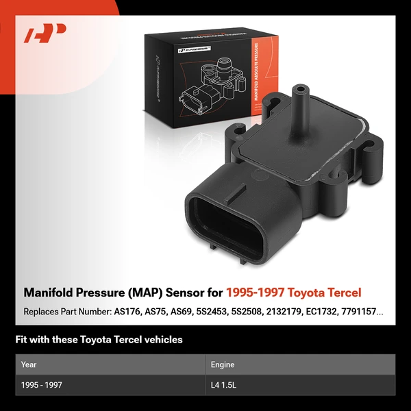 Manifold Pressure (MAP) Sensor for 1995-1997 Toyota Tercel