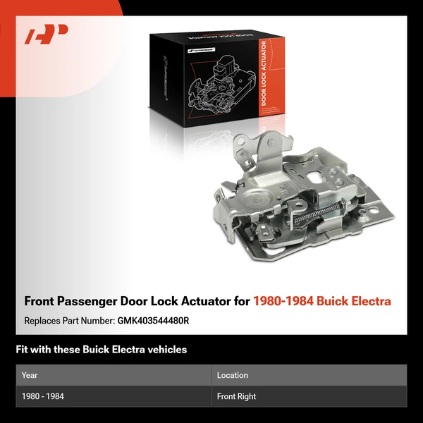 Front Passenger Door Lock Actuator for 1980-1984 Buick Electra