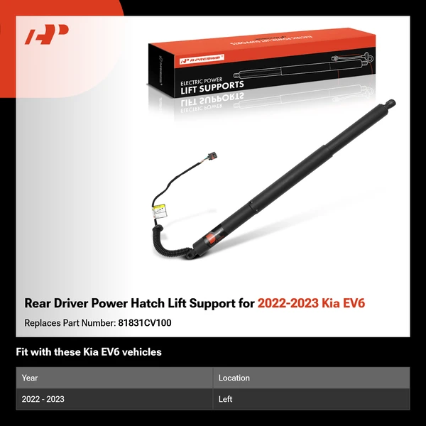 Rear Driver Power Hatch Lift Support for 2022-2023 Kia EV6