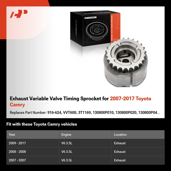 Exhaust Variable Valve Timing Sprocket for 2007-2017 Toyota Camry