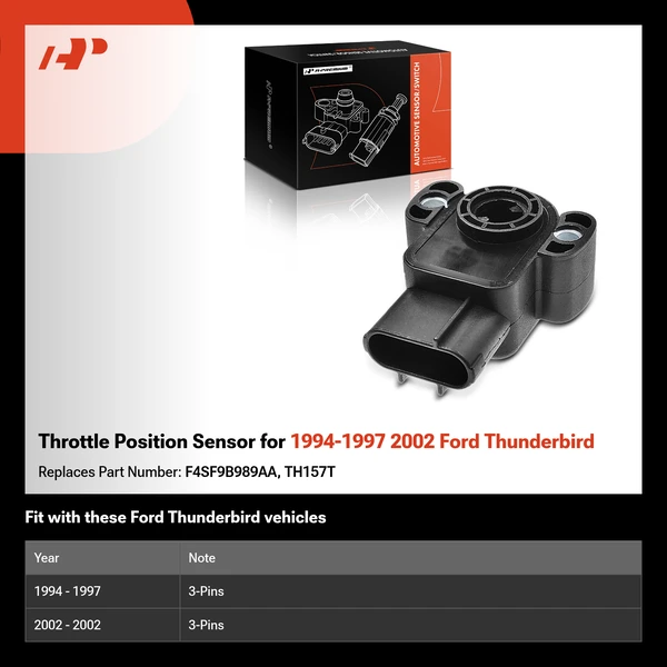 Throttle Position Sensor for 1994-1997 2002 Ford Thunderbird