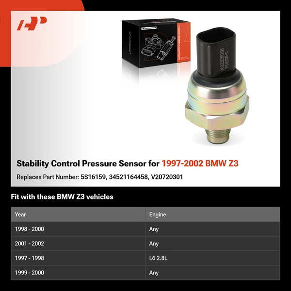 Stability Control Pressure Sensor for 1997-2002 BMW Z3
