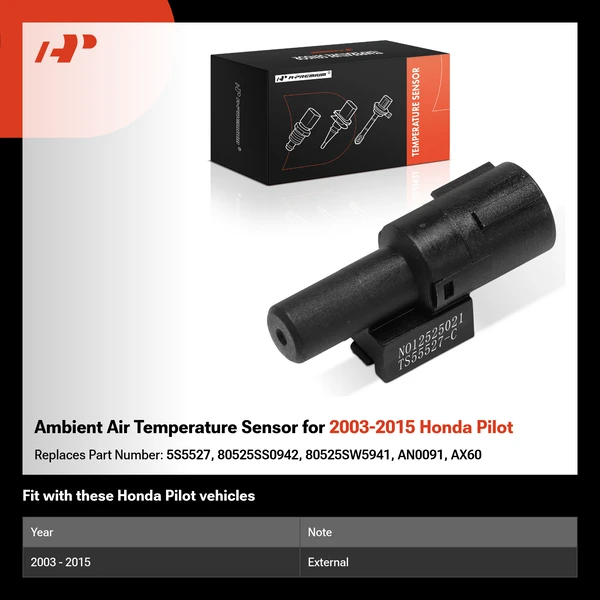 Ambient Air Temperature Sensor for 2003-2015 Honda Pilot