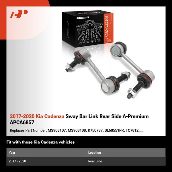 2017-2020 Kia Cadenza Sway Bar Link Rear Side A-Premium APCA6857