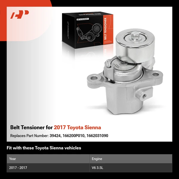 Belt Tensioner for 2017 Toyota Sienna