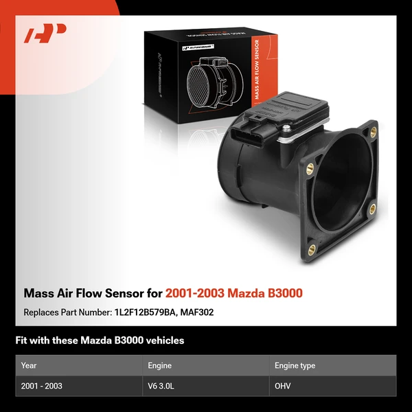 Mass Air Flow Sensor for 2001-2003 Mazda B3000