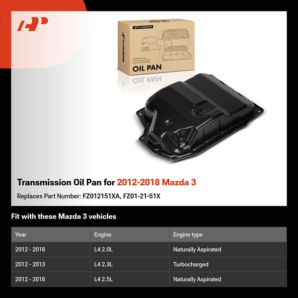 Transmission Oil Pan for 2012-2018 Mazda 3