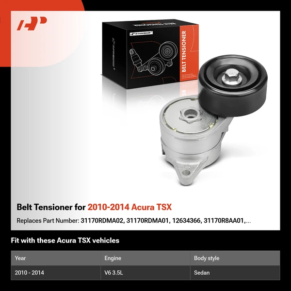 Belt Tensioner for 2010-2014 Acura TSX