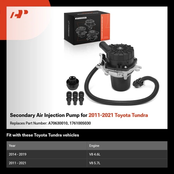 Secondary Air Injection Pump for 2011-2021 Toyota Tundra