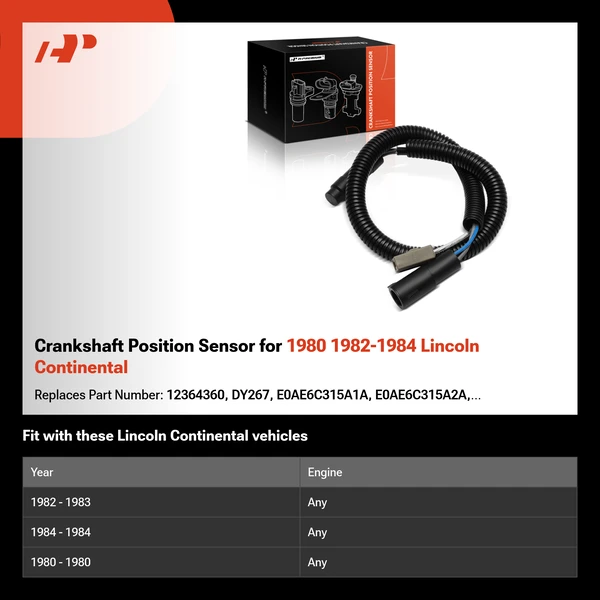 Crankshaft Position Sensor for 1980 1982-1984 Lincoln Continental