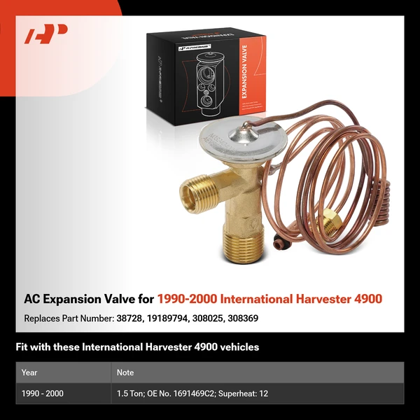 AC Expansion Valve for 1990-2000 International Harvester 4900