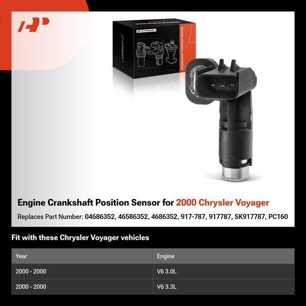 Engine Crankshaft Position Sensor for 2000 Chrysler Voyager