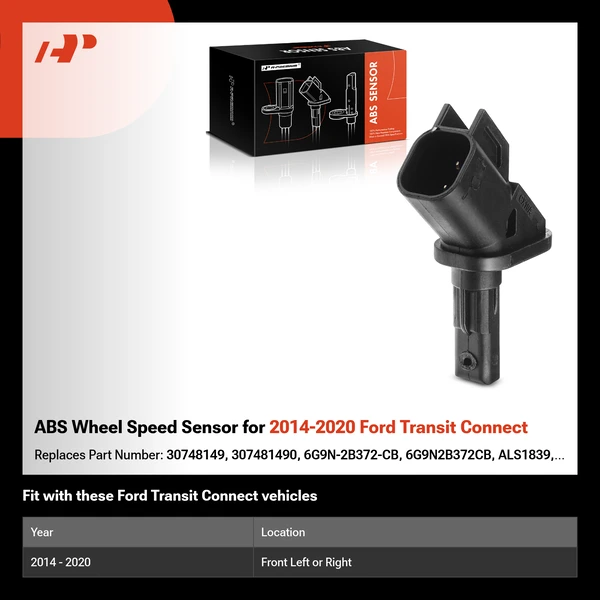ABS Wheel Speed Sensor for 2014-2020 Ford Transit Connect