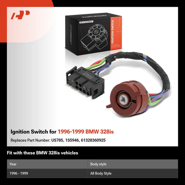 Ignition Switch for 1996-1999 BMW 328is