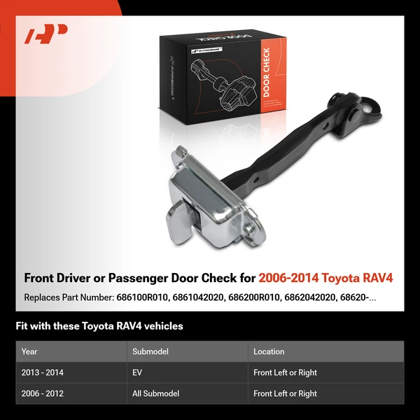Front Driver or Passenger Door Check for 2006-2014 Toyota RAV4