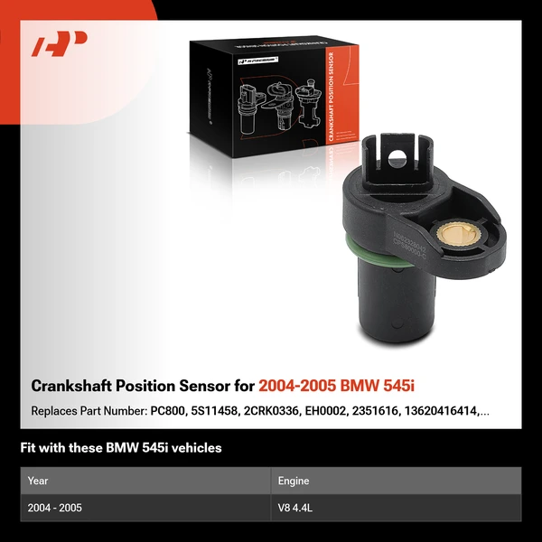 Crankshaft Position Sensor for 2004-2005 BMW 545i