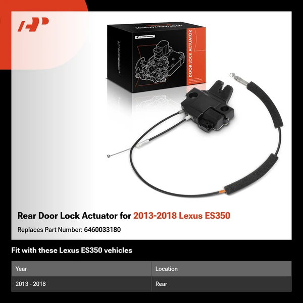Rear Door Lock Actuator for 2013-2018 Lexus ES350