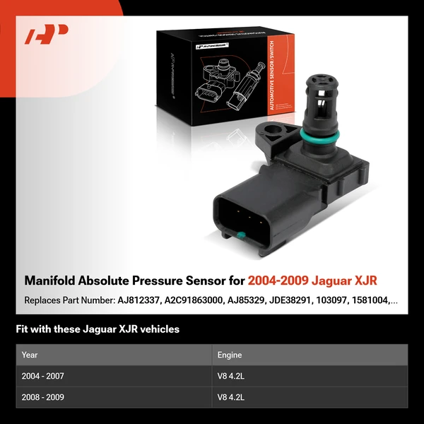 Manifold Absolute Pressure Sensor for 2004-2009 Jaguar XJR