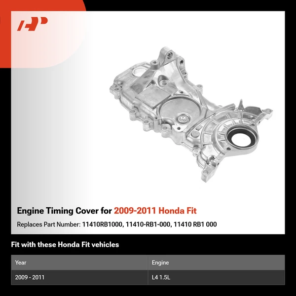 Engine Timing Cover for 2009-2011 Honda Fit