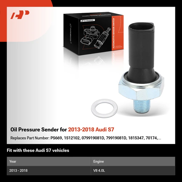 Oil Pressure Sender for 2013-2018 Audi S7