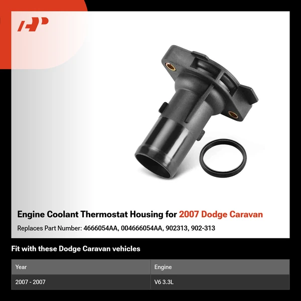 Engine Coolant Thermostat Housing for 2007 Dodge Caravan