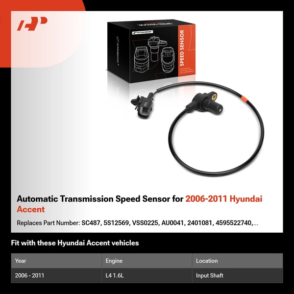 Automatic Transmission Speed Sensor for 2006-2011 Hyundai Accent