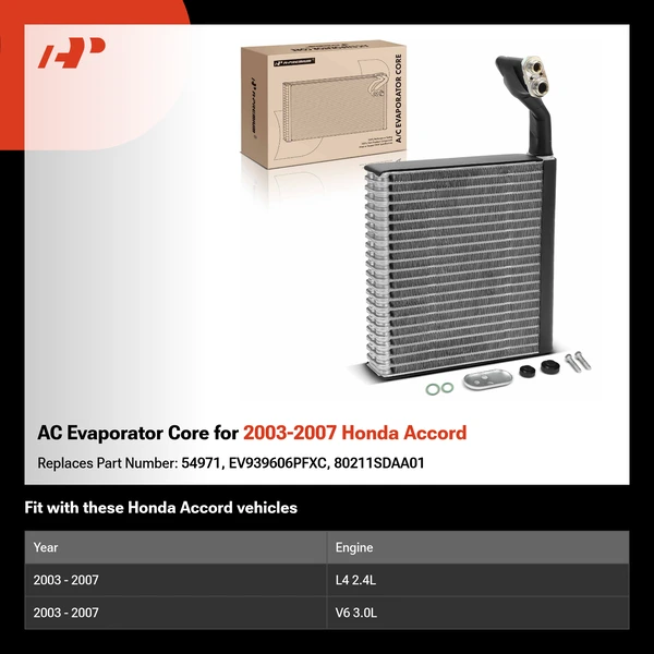 AC Evaporator Core for 2003-2007 Honda Accord