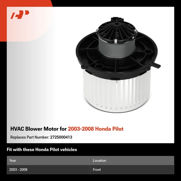 HVAC Blower Motor for 2003-2008 Honda Pilot