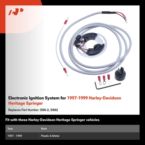 Electronic Ignition System for 1997-1999 Harley-Davidson Heritage Springer
