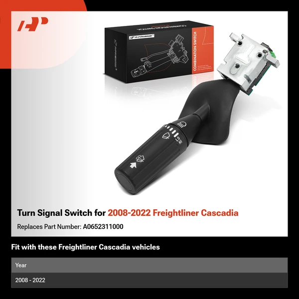 Turn Signal Switch for 2008-2022 Freightliner Cascadia