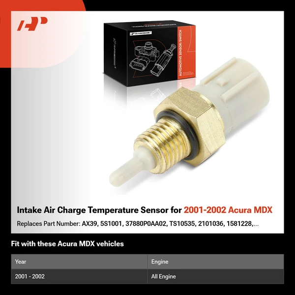 Intake Air Charge Temperature Sensor for 2001-2002 Acura MDX