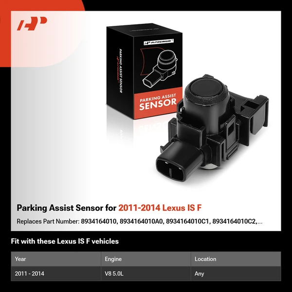 Parking Assist Sensor for 2011-2014 Lexus IS F