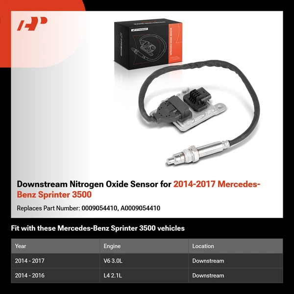 Downstream Nitrogen Oxide Sensor for 2014-2017 Mercedes-Benz Sprinter 3500