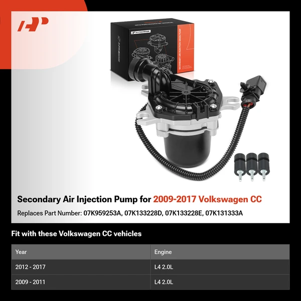 Secondary Air Injection Pump for 2009-2017 Volkswagen CC