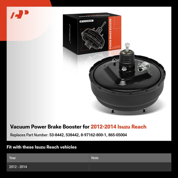 Vacuum Power Brake Booster for 2012-2014 Isuzu Reach