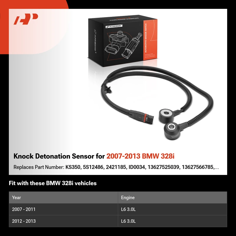 Knock Detonation Sensor for 2007-2013 BMW 328i
