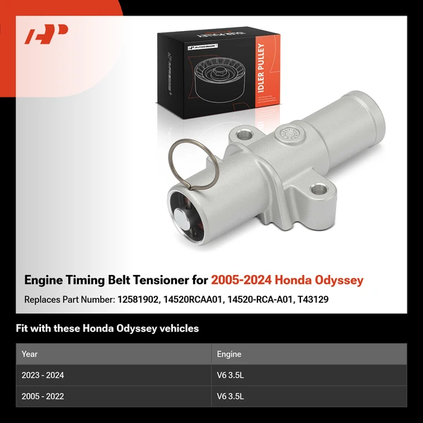 Engine Timing Belt Tensioner for 2005-2024 Honda Odyssey
