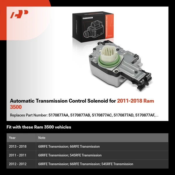 Automatic Transmission Control Solenoid for 2011-2018 Ram 3500