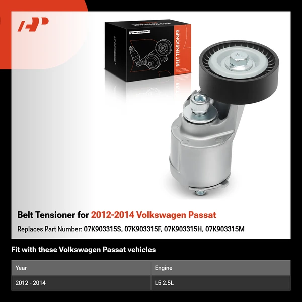 Belt Tensioner for 2012-2014 Volkswagen Passat