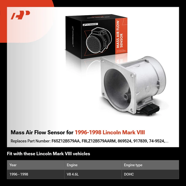 Mass Air Flow Sensor for 1996-1998 Lincoln Mark VIII